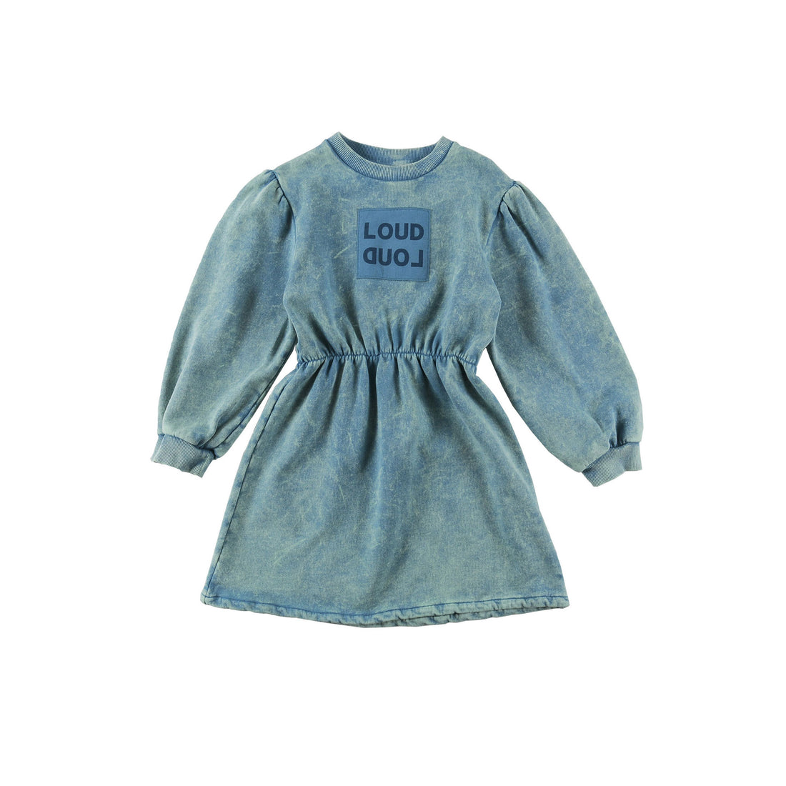 Loud Blue Bay Marbled Waisted Dress