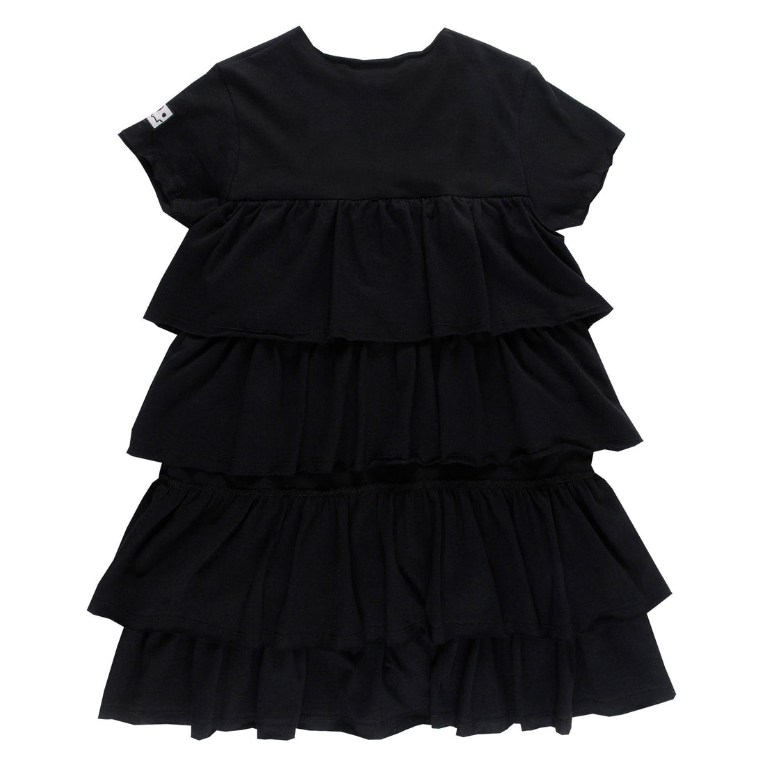 Loud Black Ruffle Creation Dress