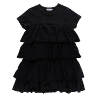 Loud Black Ruffle Creation Dress