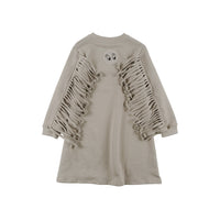 Loud Taupe Eyes Loose Fit Dress
