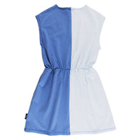 Loud Blue Pastel 2 Tone Dress