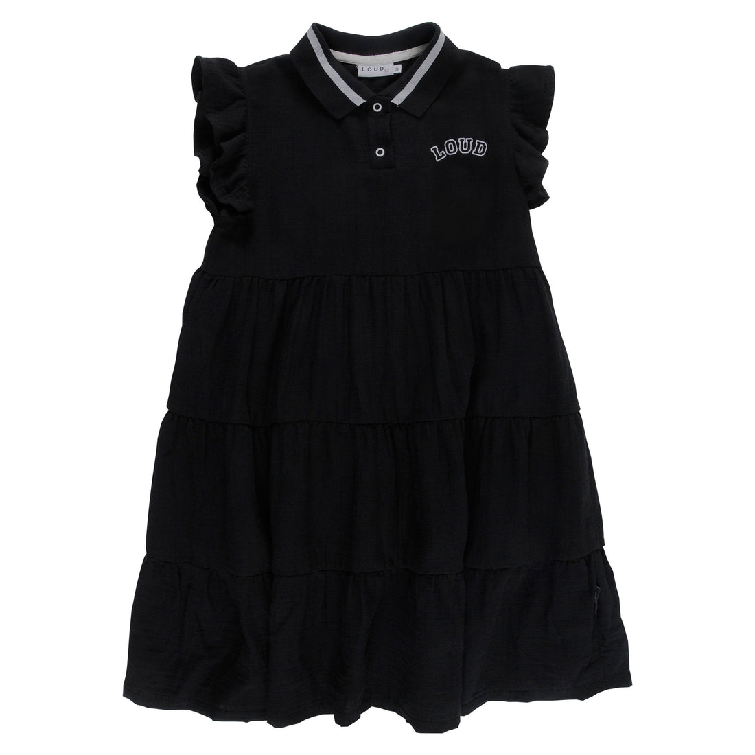 Loud Black Panelled Dress