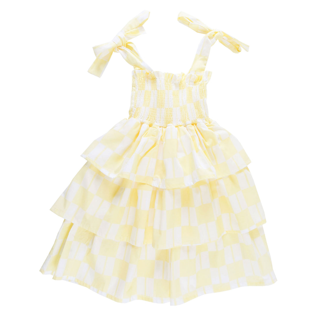 Loud Checkered Ruffle Dress