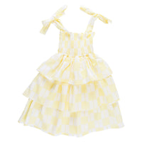 Loud Checkered Ruffle Dress