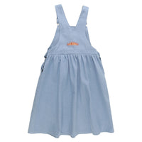 Loud Light Blue Denim Dungaree Dress