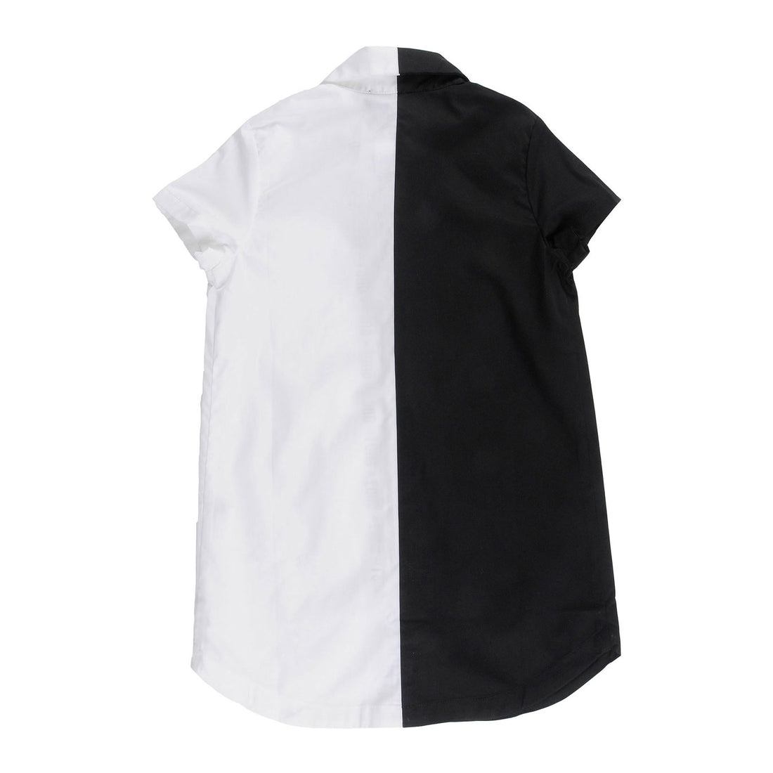 LOUD White Unique Shirt Dress