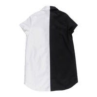 LOUD White Unique Shirt Dress