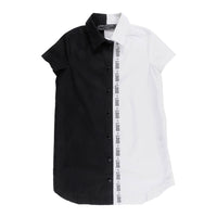 LOUD White Unique Shirt Dress