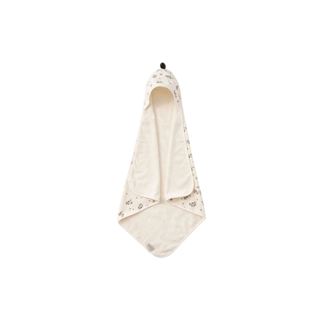 Garbo and Friends Baby Hooded Towel - Clover