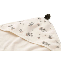 Garbo and Friends Baby Hooded Towel - Clover
