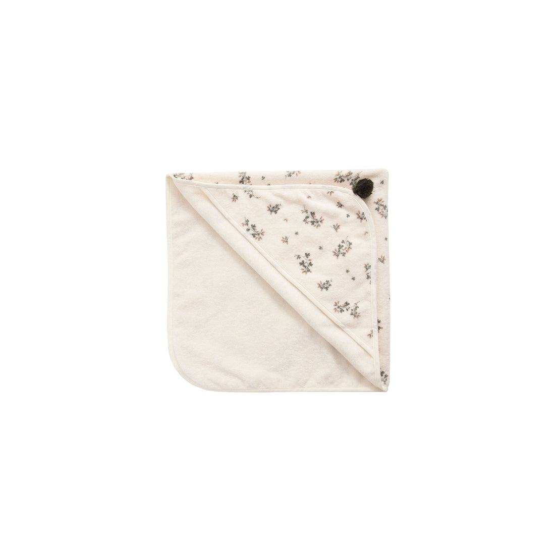 Garbo and Friends Baby Hooded Towel - Clover