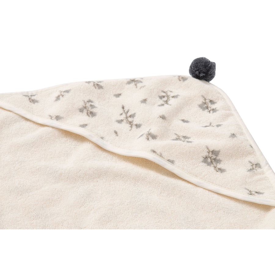 Garbo and Friends Baby Hooded Towel - Bluebell
