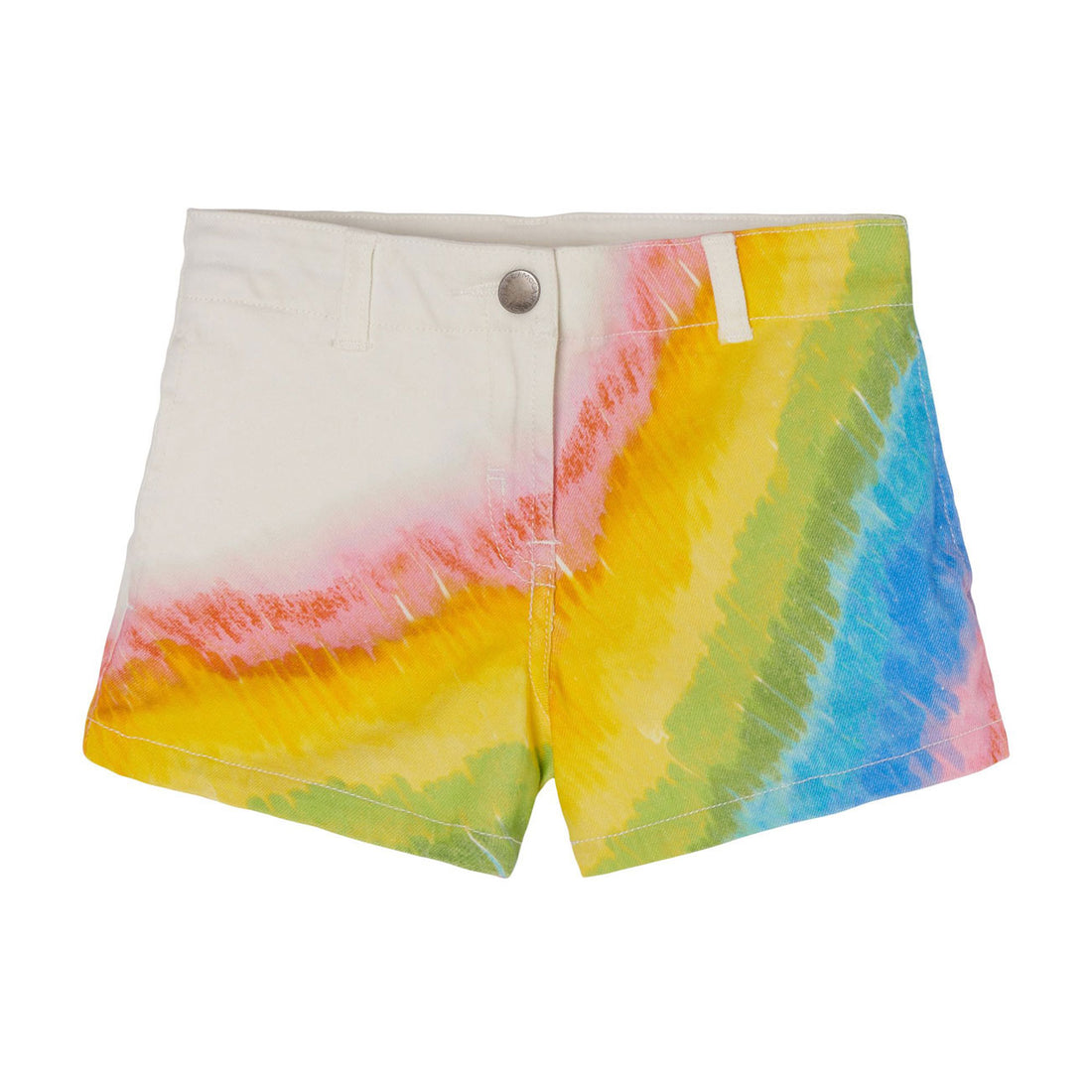 Stella McCartney Rainbow Denim Shorts