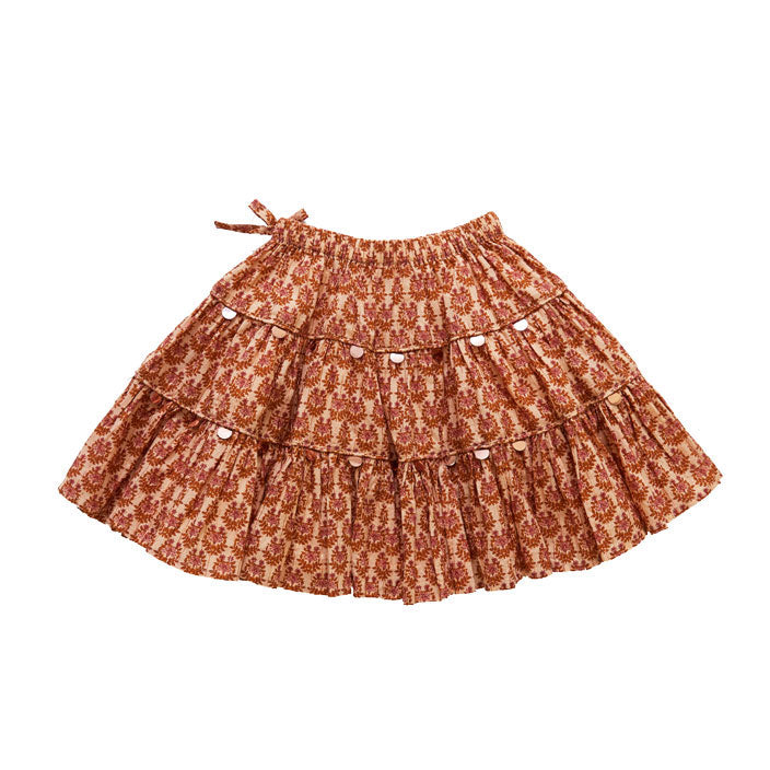 Pink Chicken Inca Gold Ditsy Tiara Floral Allie Skirt