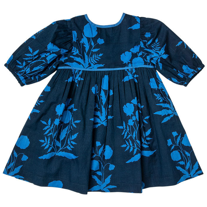 Pink Chicken Jade Dress - Navy Botanical