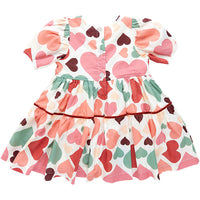 Pink Chicken Julesy Dress - Vintage Hearts