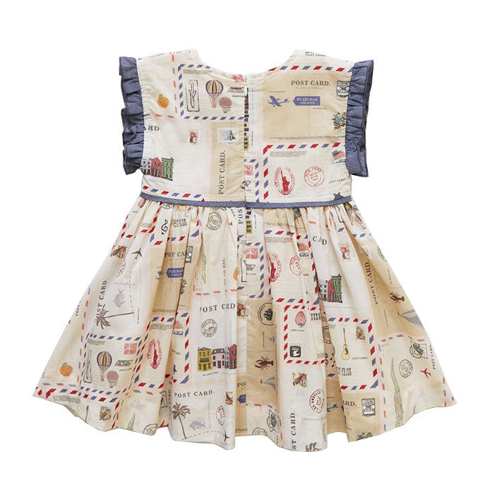 Pink Chicken Vintage Postcards Nell Dress