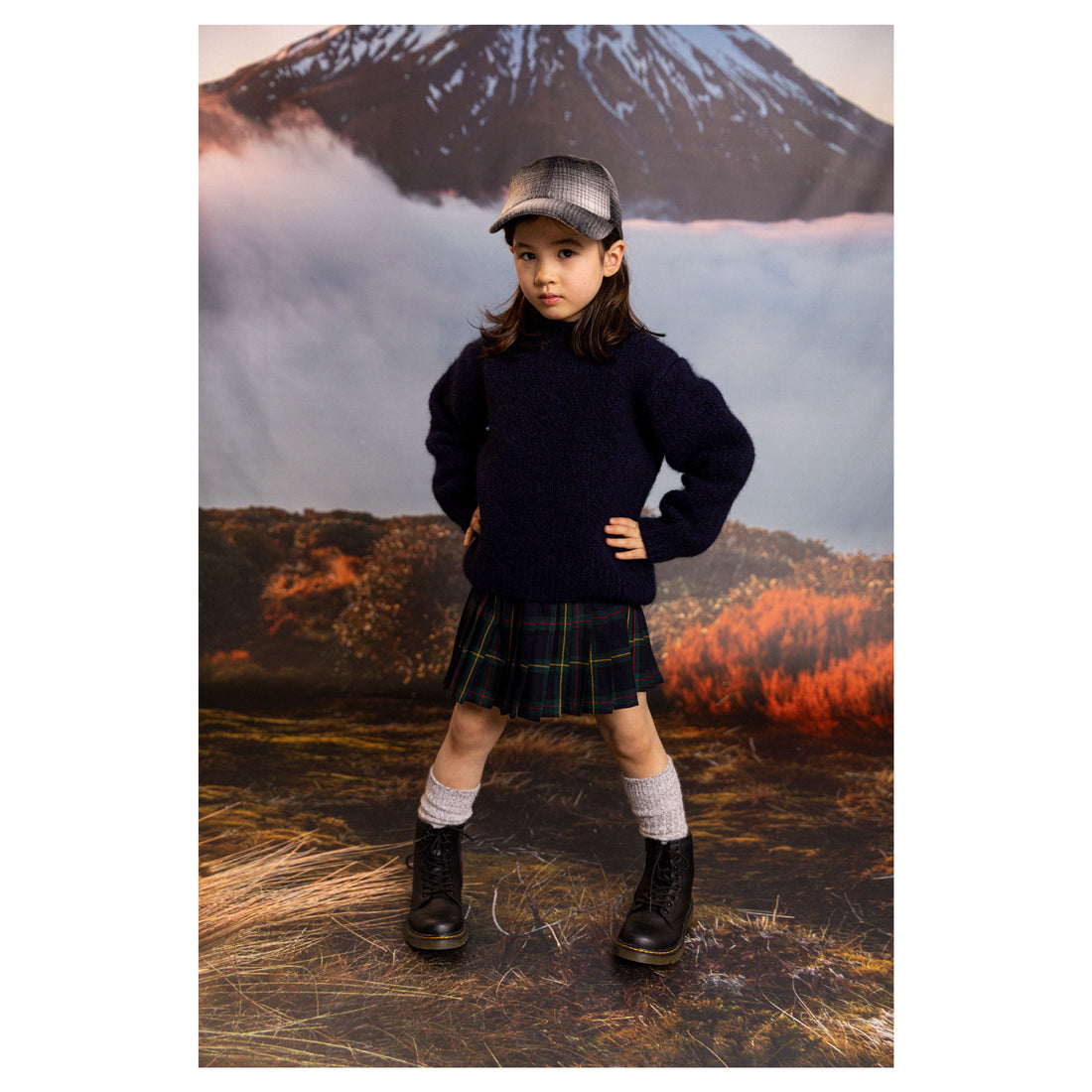 Finger in the Nose Glasgow Green Checkers Mini Skirt