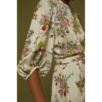 Soeur Ecru Floral Goa Dress
