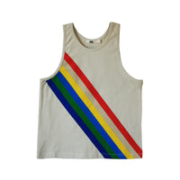 Bandy Button Rainbow Tanktop