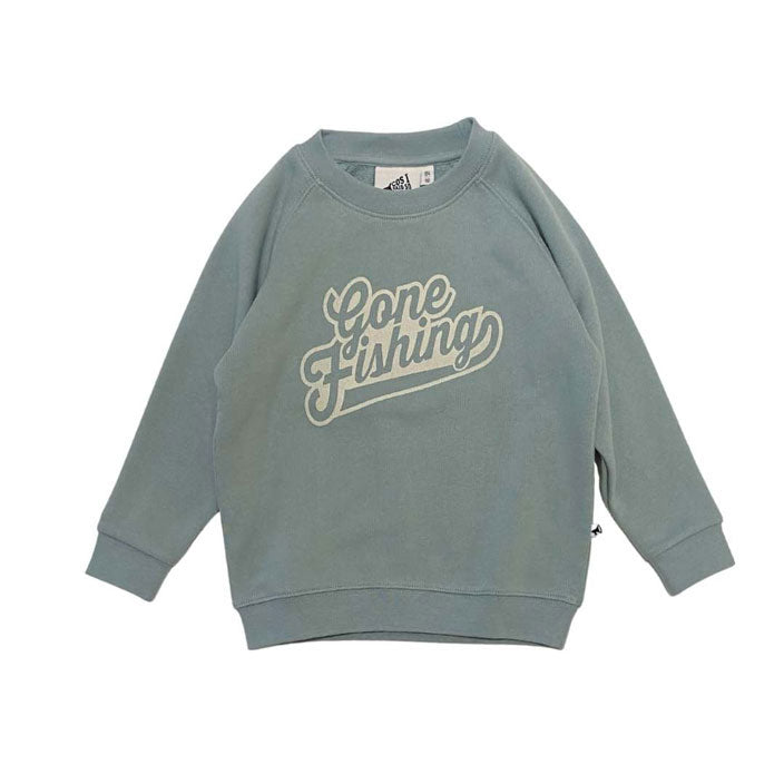 cos I said so Gone Fishing Sweatshirt/Stone