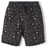 Finger in the Nose Black Simpsons Face Goodboy Swim Trunks