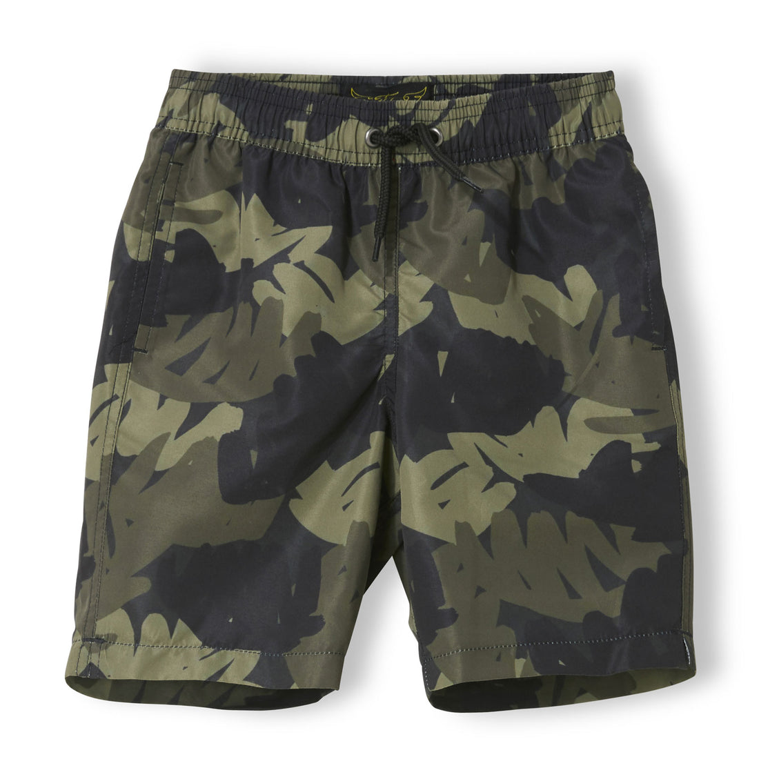 Finger in the Nose Khaki Tropical Leafs Goodboy Swim Trunks