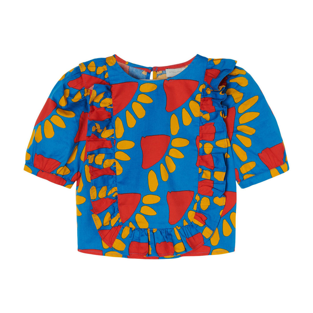 Stella McCartney Sun Frill Satin Top