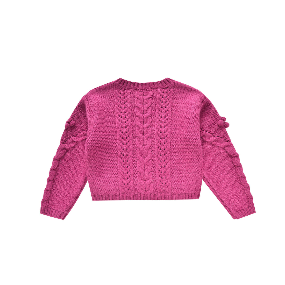 Louise Misha Raspberry Georgette Sweater