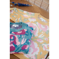 Louise Misha Honey Tsar Jacquard Sweater