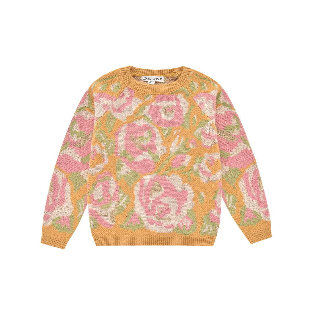 Louise Misha Honey Tsar Jacquard Sweater