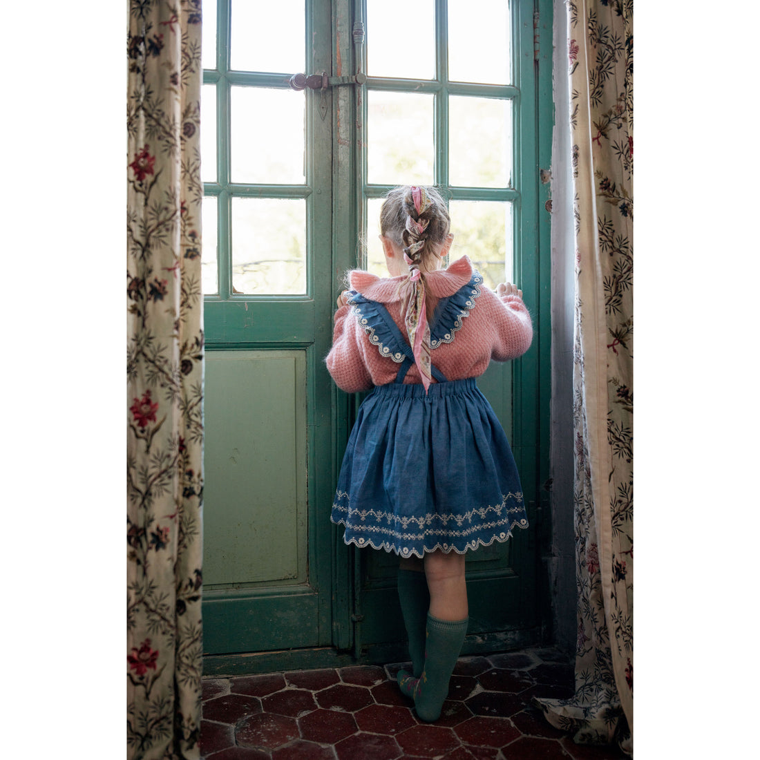 misha denim dress Misha Nonoo Spring 2016 Denim Dress