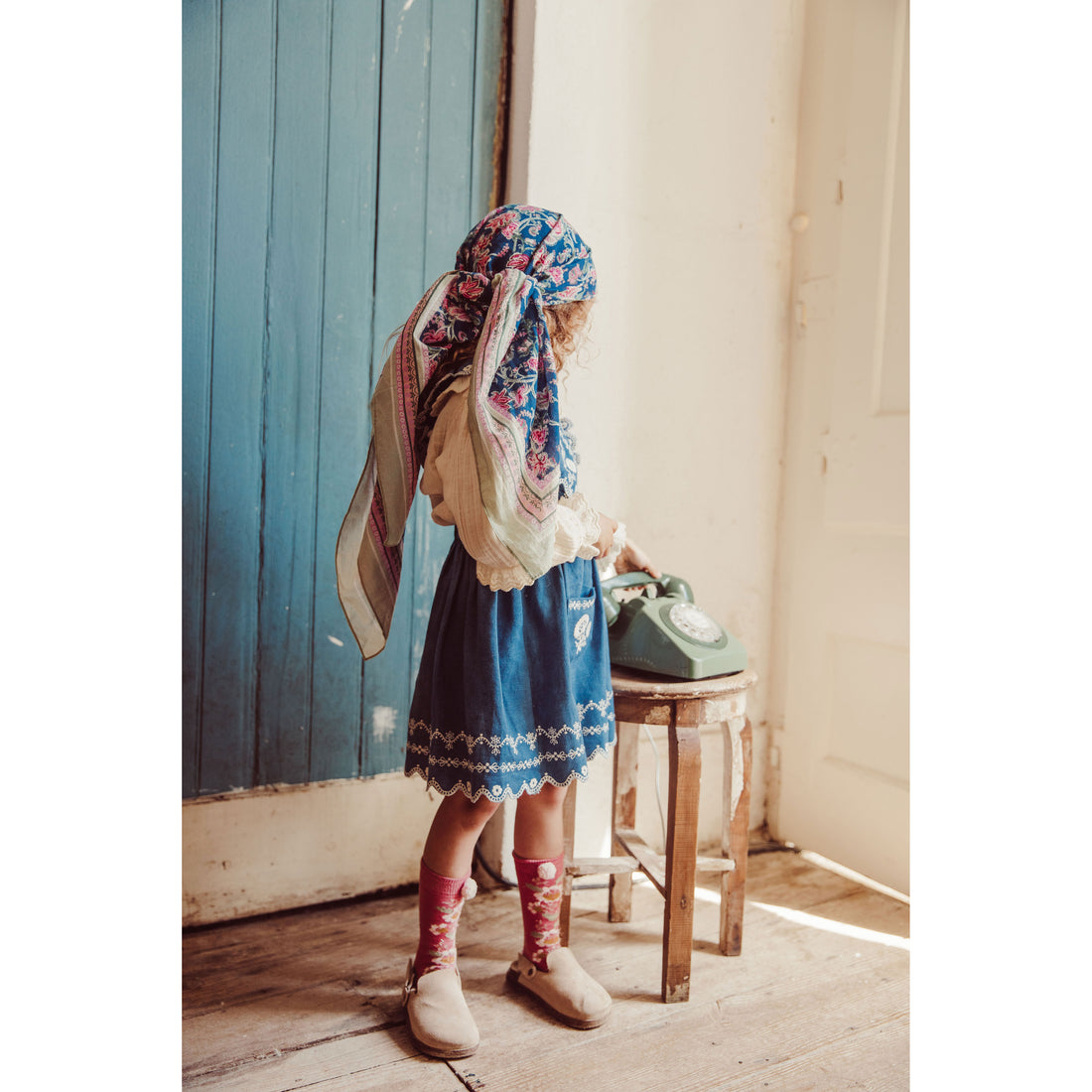 Louise Misha Blue Light Denim Izzia Dress