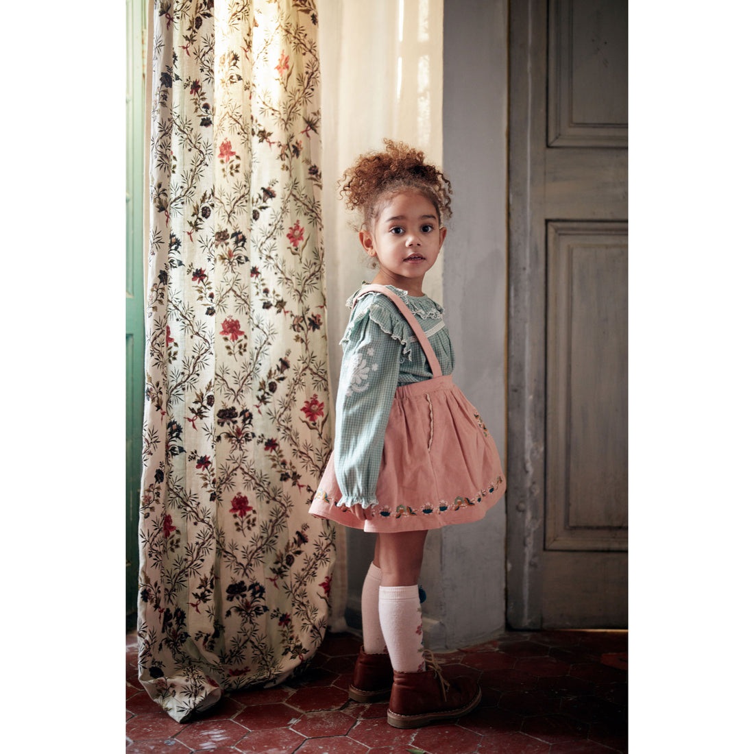 Louise Misha Light Sienna Short Carina Skirt
