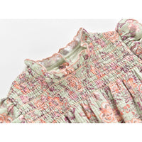 Louise Misha Khaki Tropical Loon Suzie Dress