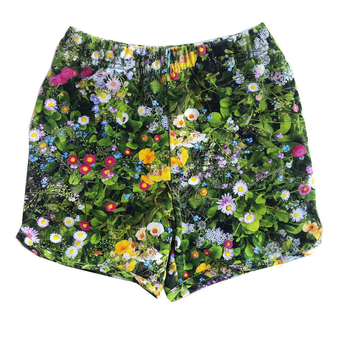 Romey Loves Lulu Green Flowers Shorts