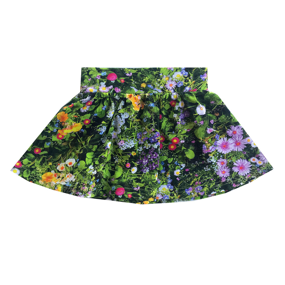 Romey Loves Lulu Green Flowers Skirt