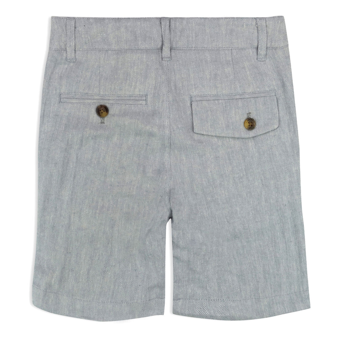 Appaman Grey Herringbone Trouser Shorts