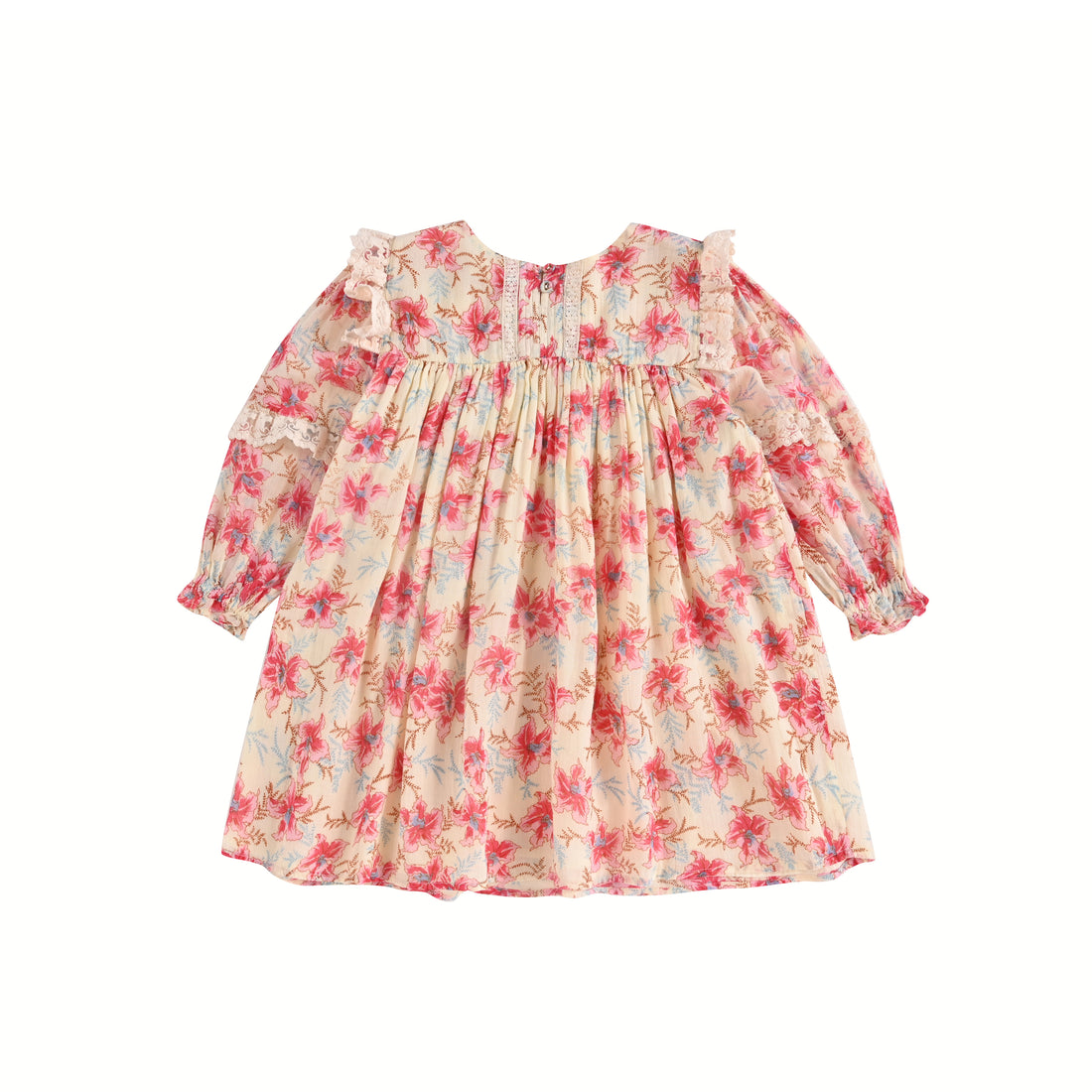 Louise Misha Raspberry Flowers Arinola Dress