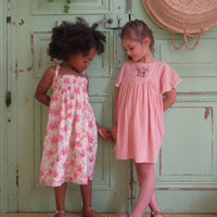 Louise Misha Raspberry Flowers Marceline Dress