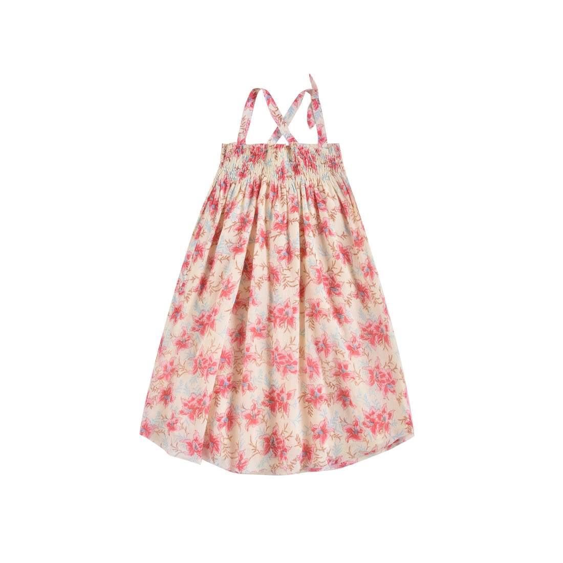 Louise Misha Raspberry Flowers Marceline Dress