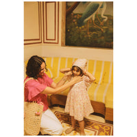 Louise Misha  Cream Padma Mudra Siloe Dress