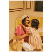 Louise Misha  Cream Padma Mudra Siloe Dress