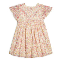 Louise Misha  Cream Padma Mudra Siloe Dress