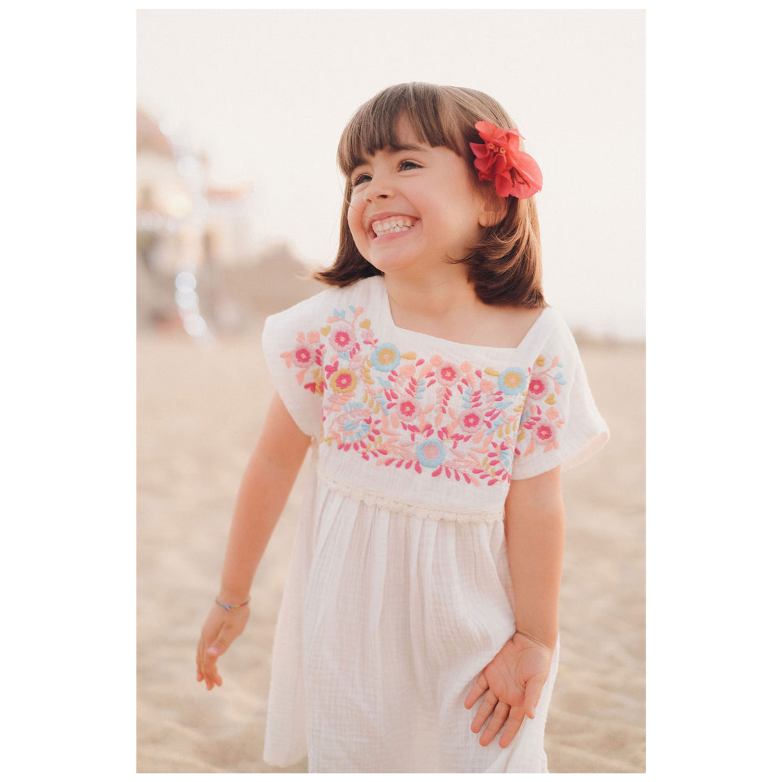 Louise Misha  White Tapalpa Dress