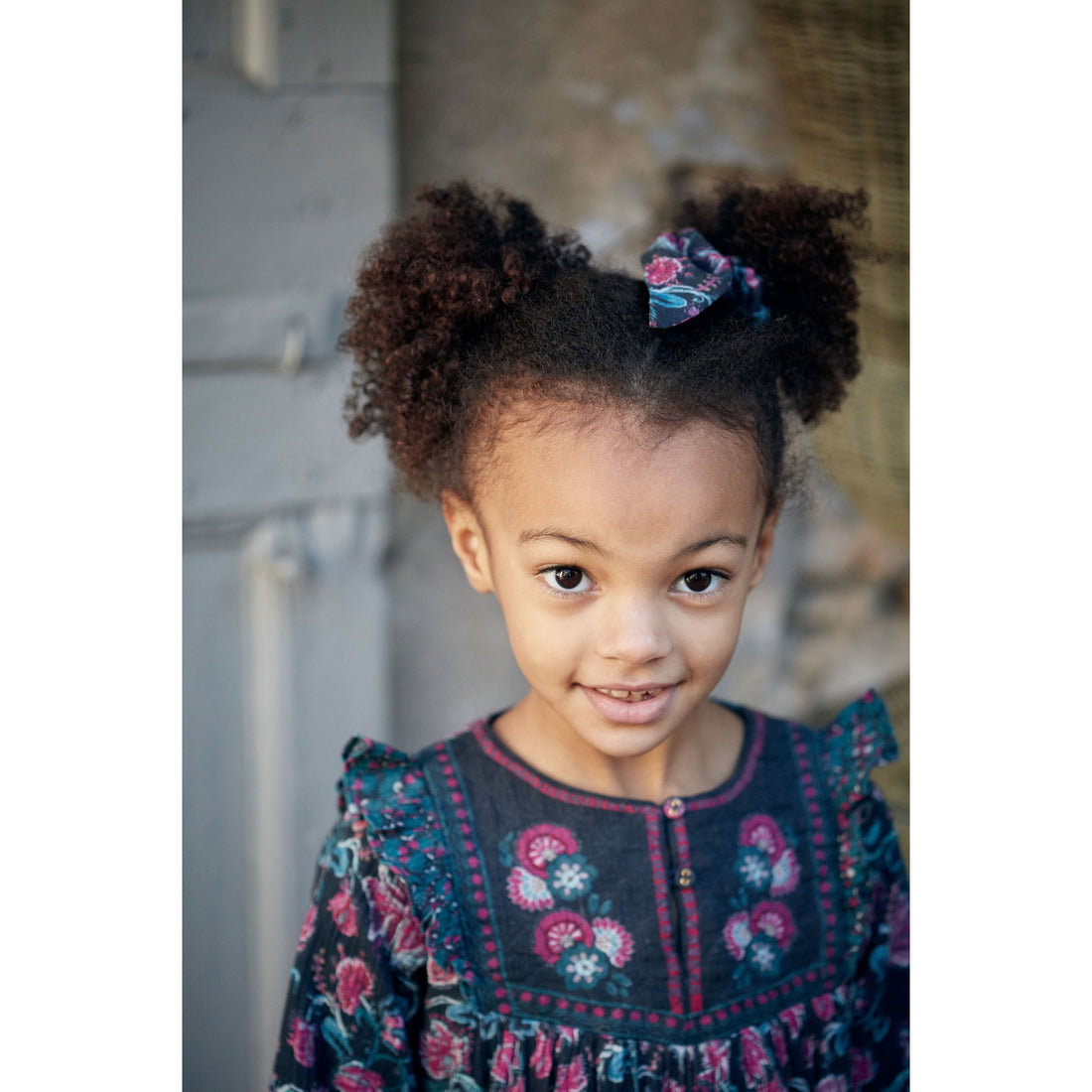 Louise Misha Charcoal Wildflowers Zira Dress