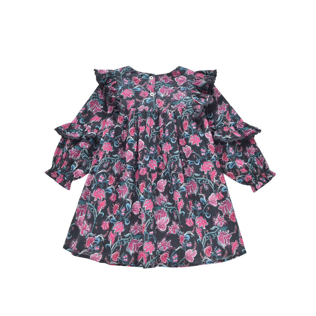 Louise Misha Charcoal Wildflowers Lara Dress
