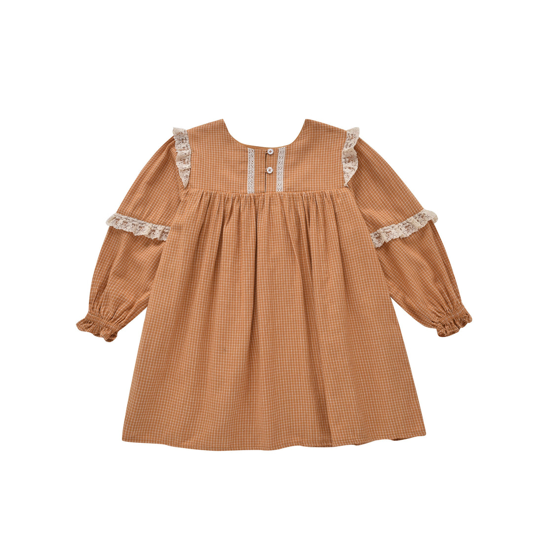 Louise Misha Cinnamon Check Arinola Dress