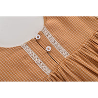 Louise Misha Cinnamon Check Arinola Dress