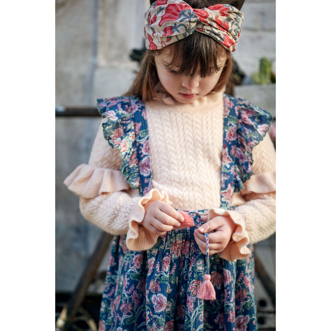 Louise Misha Blue Wild Flowers Short Eleonor Skirt